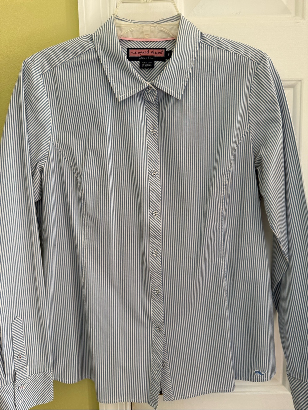 Vineyard Vines Blue & White Striped Blouse